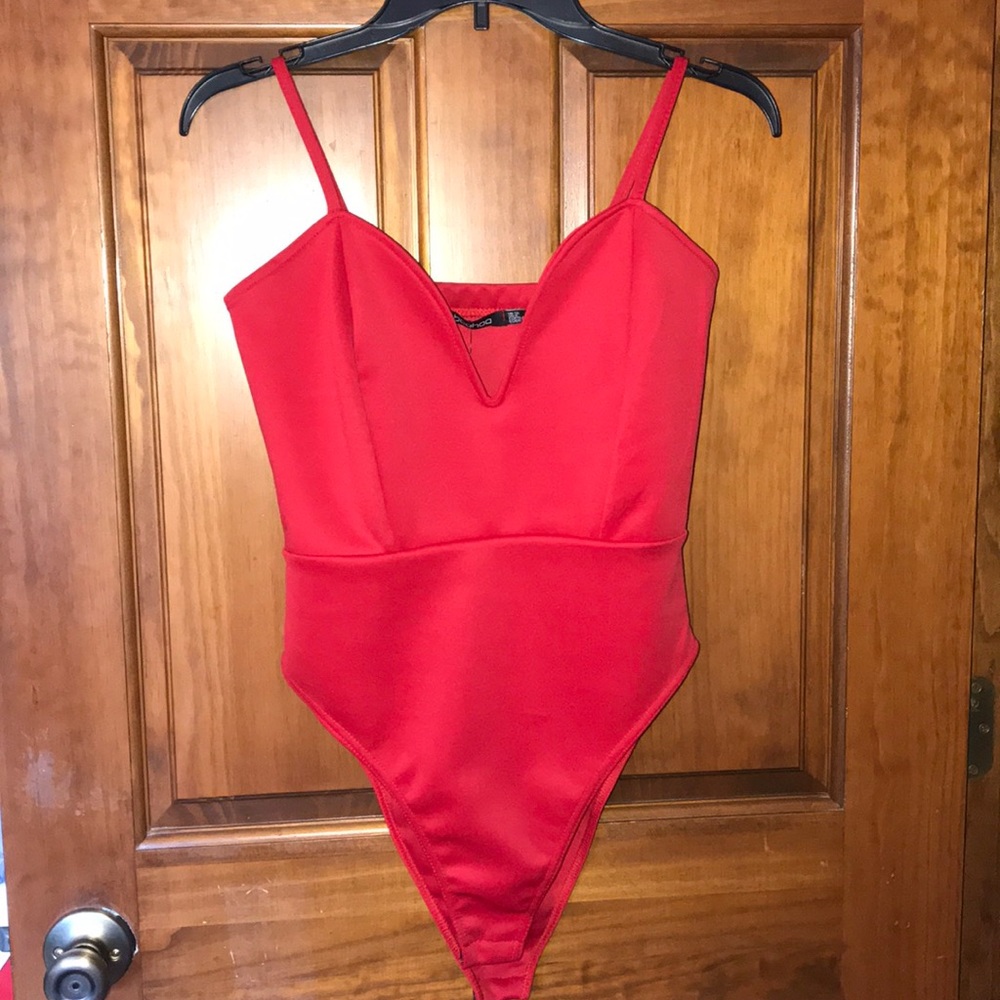 Red bodysuit